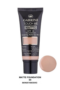 Gabrini Touch Me Matte Foundation with SPF 15