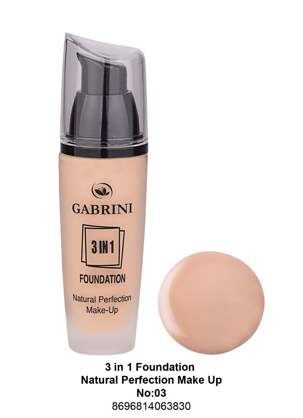3 In 1 Foundation (Natural Perfection Makeup) # 03